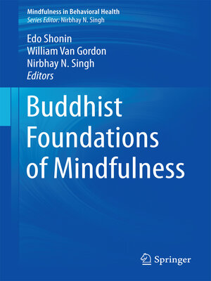 cover image of Buddhist Foundations of Mindfulness